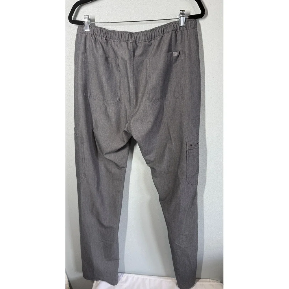 Figs Cairo Cargo Scrub Pants Mens Large Tall Gray Technical Collection TM3001T